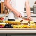 thumbnail image 4 of Clear Acrylic Cookie Tray Modern Design BAP-Free Round Rectangular Appetizer Serving Tray for Bread Fruits, 4 of 7