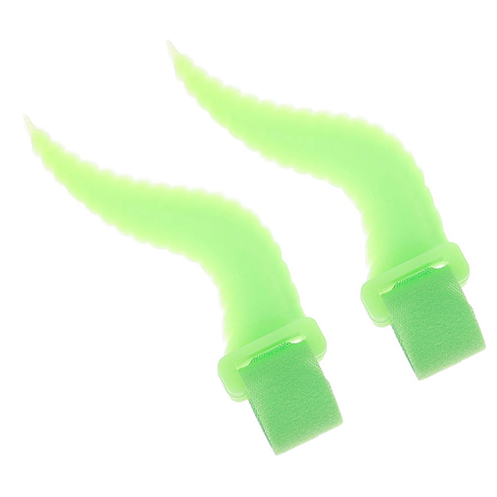 FOMIYES 2Pcs Green Headphone Horns Attachment Cool Gaming Accessories for Headset Decor