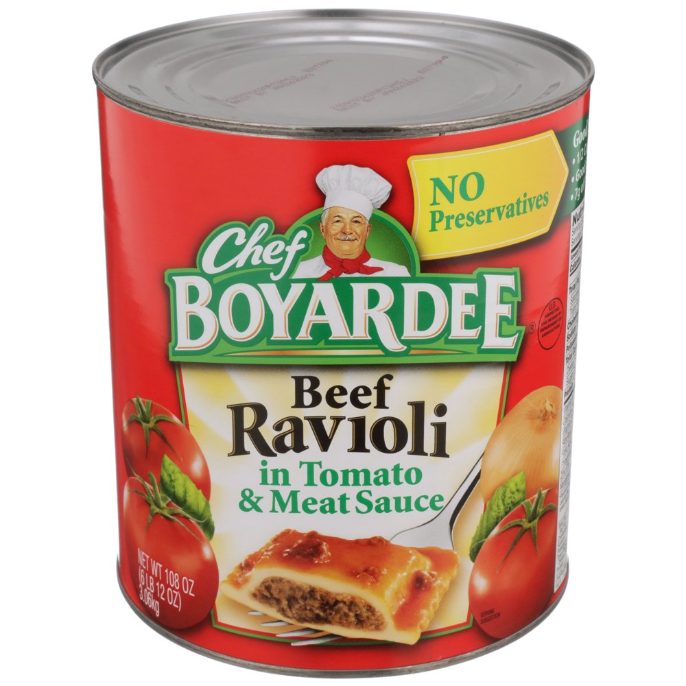 Chef Boyardee Beef Ravioli in Tomato and Meat Sauce, Microwave Pasta