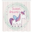 thumbnail image 3 of Ambesonne Saying Shower Curtain, Magic Unicorn, 69"Wx75"L, Multicolor, 3 of 3