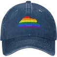 thumbnail image 2 of LGBT Flag Map of Bhutan Baseball Cap Women Men Hat Vintage Trucker Sun Hat Dad Cowboy Hats, 2 of 8