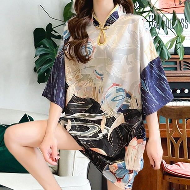 Qipao robe outlet