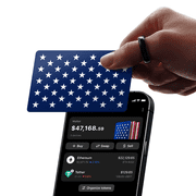 Tangem Wallet Pack of 3 - Secure Crypto Wallet - Trusted Cold Storage for Bitcoin, Ethereum, NFT's & More Coins - 100% Offline Hardware Wallet- USA Collection