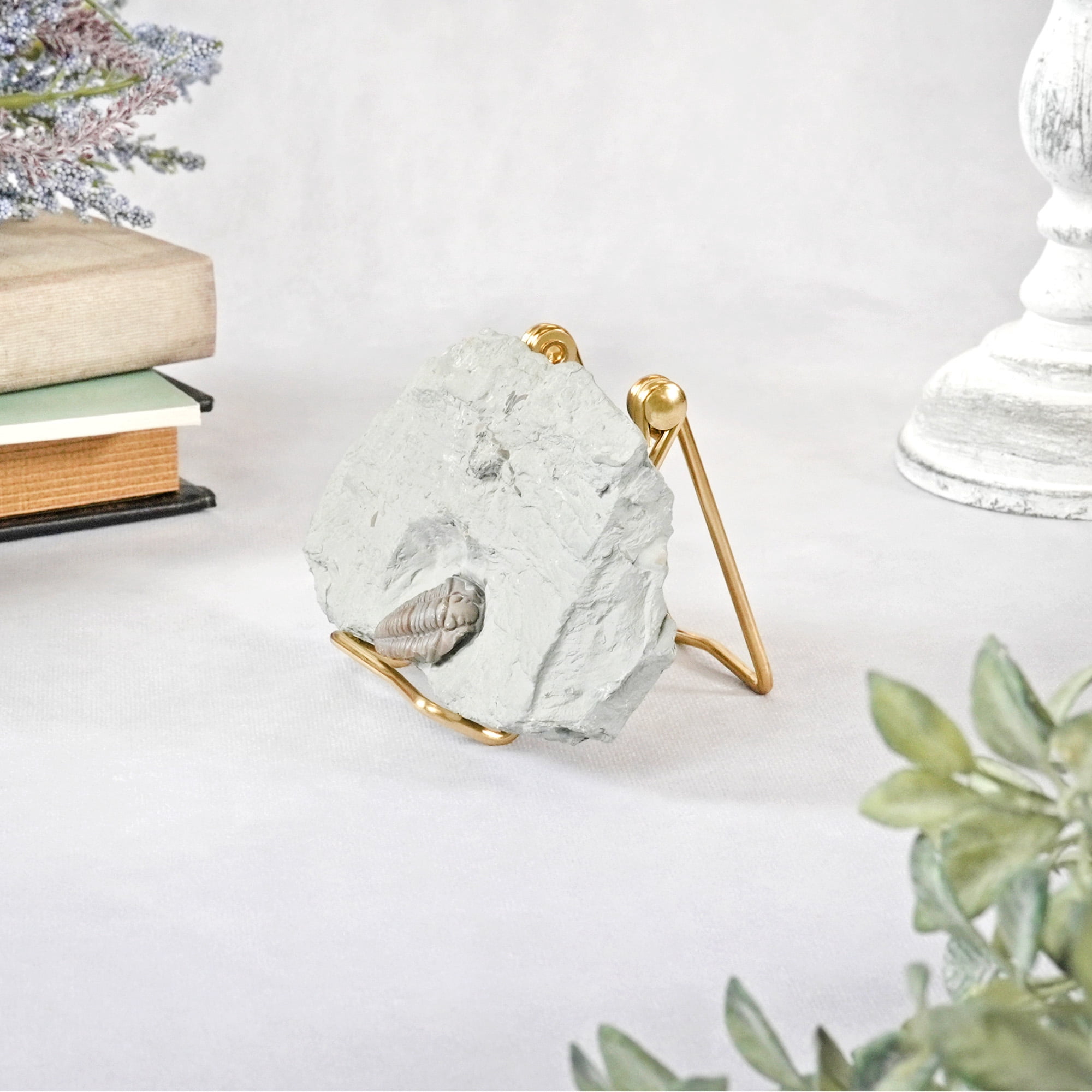 Bard's Folding Gold-toned Wire Easel Stand, 3" H x 2.75" W x 3" D, Pack of 6