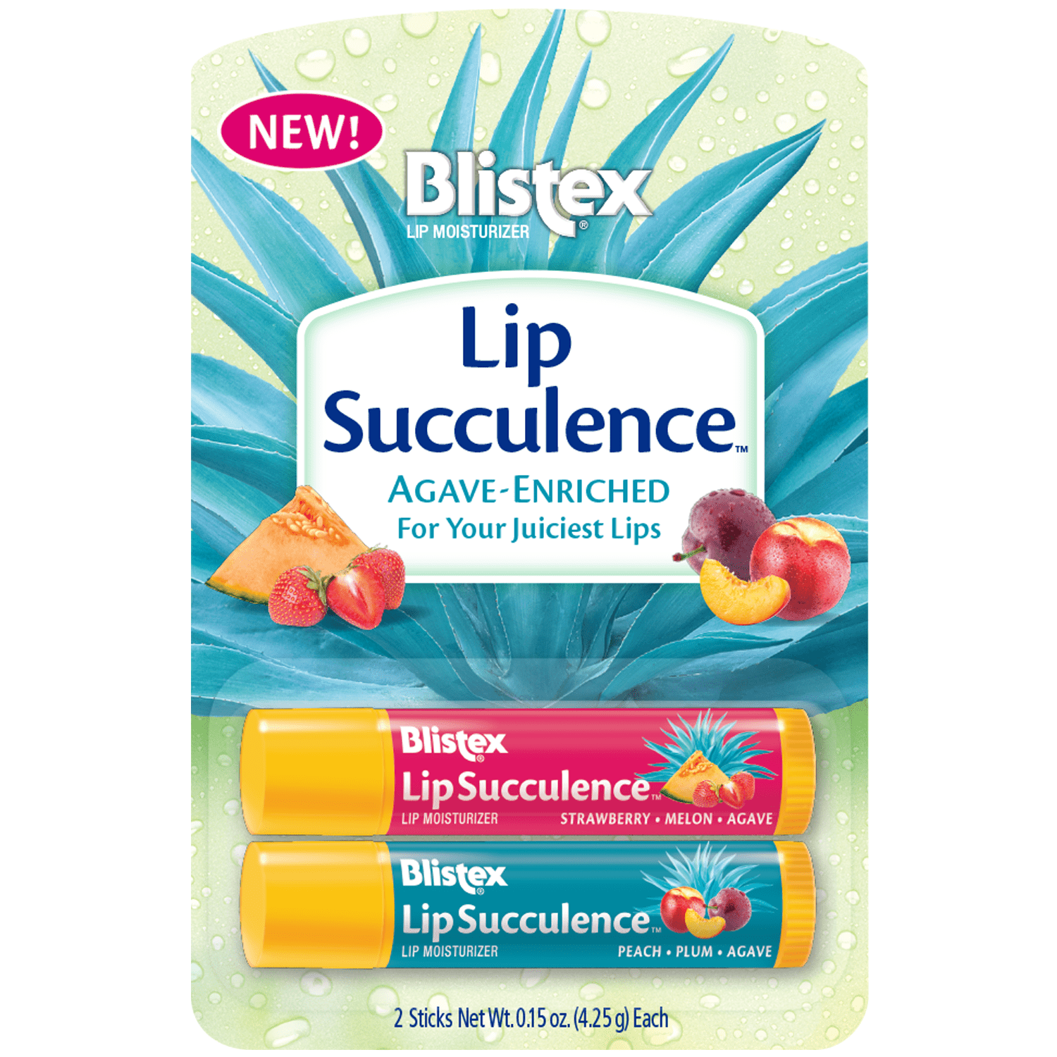 Blistex Lip Succulence Nourishing, Moisturizing Lip Balms, Multi-Flavor