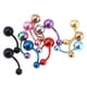 thumbnail image 4 of 12 piezas de joyería cuerpo, , , 14g, barras curvas de material acero inoxidable, 4 of 8