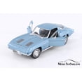 thumbnail image 2 of 1963 Chevy Corvette Hard Top, Blue - Welly 24073WBU - 1/24 scale Diecast Model Toy Car, 2 of 5