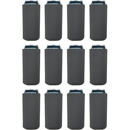 

Blank Neoprene Collapsible 16 oz. Can Coolie (12 Pack Charcoal)