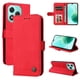 thumbnail image 2 of For Honor 400 Lite Leather Wallet Cases Skin Touch Phone Cover Stand with Strap - Black, 2 of 5