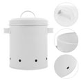 thumbnail image 1 of AURARMLET White Onion Potato Garlic Storage Bin with Lid for Kitchen Home Organization, 1 of 8