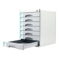 thumbnail image 6 of 7 Drawers File Cabinet Lateral Storage Office Storage  Filing Cabinet Desktop for Office Supplies, 6 of 15