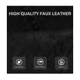 thumbnail image 4 of Giolshon Faux Leather Short Jacket, Women Spring Fall Clothes Trendy Retro Frosted Moto Biker Casual Coat, 4 of 4