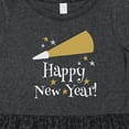 thumbnail image 4 of Inktastic Happy New Year Holiday Girls Toddler Dress, 4 of 5