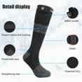 thumbnail image 5 of Savior Men's Women's Heating Socks, 7.4V 2200mAh Electric Rechargeable Battery Warm Winter Socks Black S-XL, 5 of 7