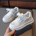 thumbnail image 5 of ASFGIMUJ Kids Shoes Girls Size 5 Years-5.5 Years Cookie Mesh Casual Breathable Board Kids Sneakers, 5 of 7