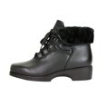 thumbnail image 2 of PEERAGE Paola Women's Wide Width Casual Lace-Up Leather Booties, 2 of 7