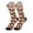 Camouflage, variant on Horivan Custom Print Fleece Socks Unisex Cozy Crew Casual Wear Winter Sports Socks Gift for Family Party Dance Performance Holiday Comfort