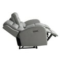 thumbnail image 6 of Relax-A-Lounger Avery Modern Reclining Sofa, Grey Faux Leather, 6 of 15