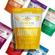 Vitalyte Electrolyte Replacement Powder Drink Mix, 160 16 Ounces per Serving (Lemon)