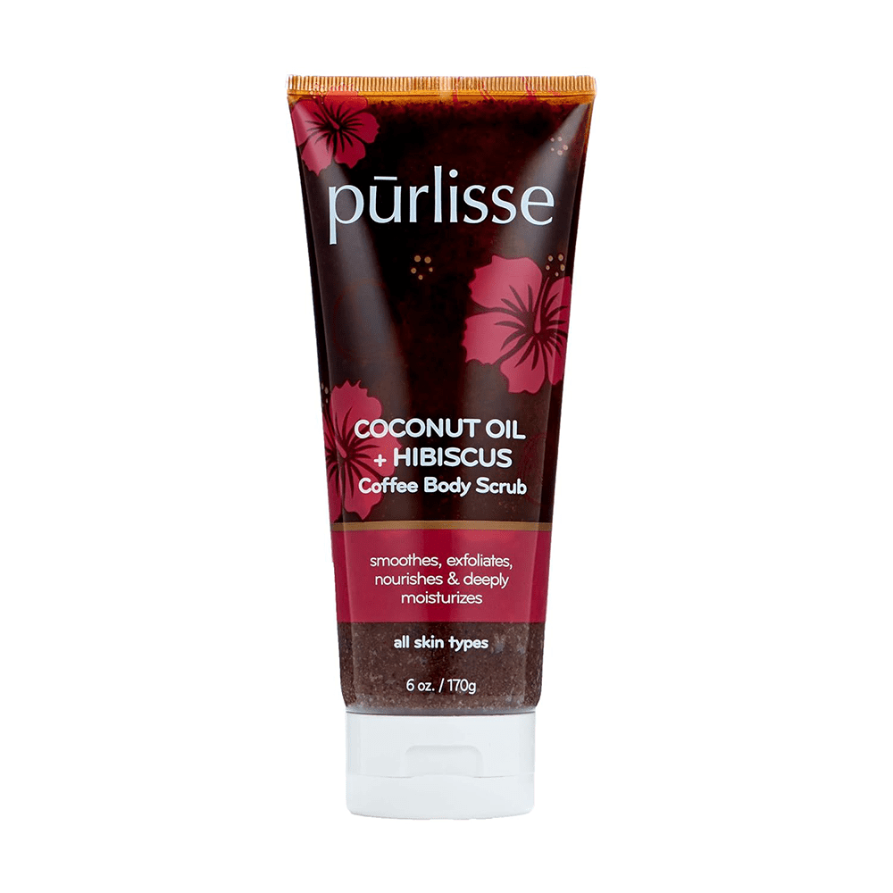 Purlisse Body Scrub - Coconut Oil + Hibiscus