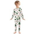 thumbnail image 7 of Boys Pajamas Girls Pajama Christmas Tree Gifts Cute Comfortable Cotton Two-piece Pajama Set, 7 of 7
