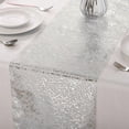 thumbnail image 2 of COM1950s Gold Mesh Table Runner, Sequin Glitter Polyester Fabric for Wedding Party Decor, 2 of 7