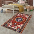 thumbnail image 4 of LaModaHome Non-Slip Rug Vintage Turkish Rug Washable Mat Child Stain Resistant Living Room Kitchen Carpet - Size: 3,3X2,6ft(100X80cm), 4 of 5