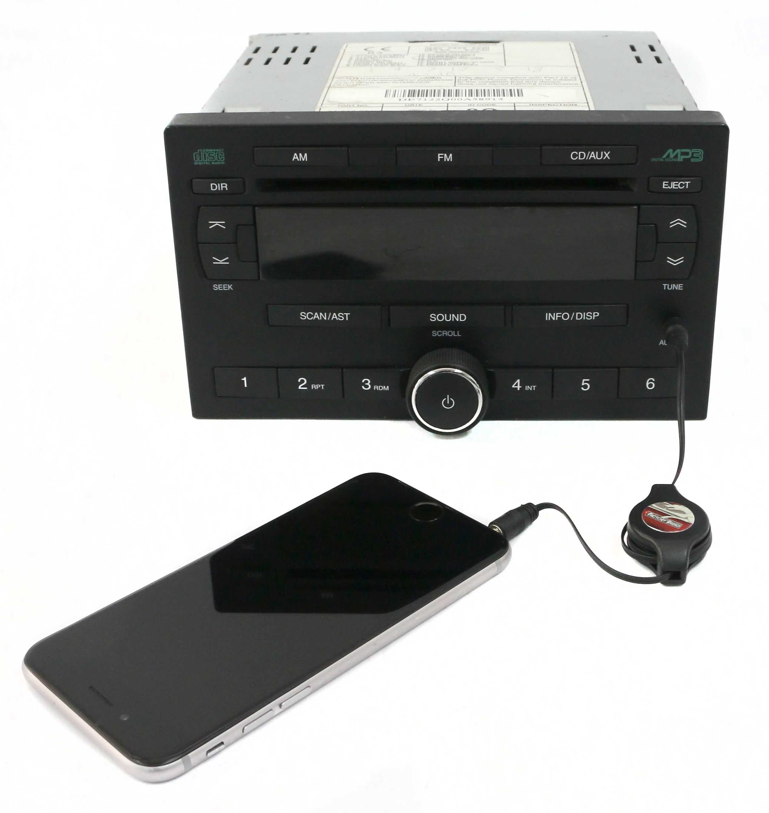 Restored 2005-2008 Suzuki Forenza AM FM Radio CD Player With Aux Input Part 96889781 (Refurbished)