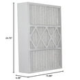 thumbnail image 2 of Aerostar 16x25x5 MERV 13 - 2 Count - Pleated HVAC, Furnace & Air Conditioner Filters - Removes Bacteria, Dust, Cold & Flu Germs, Lint, Mold, Pet Dander, Allergy-Causing Pollen, 2 of 4