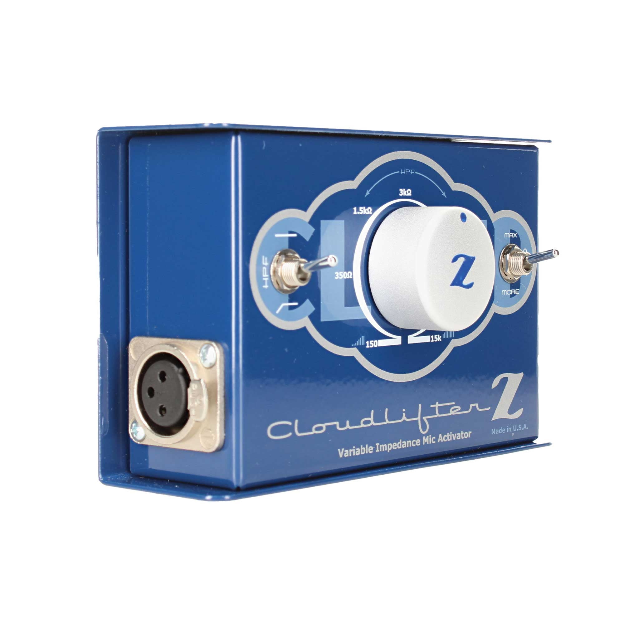 Cloud Microphones Cloudlifter CL-Z - Vari-Z Mic Activator - Ultra-Clean Microphone Preamp Gain Variable Impedance Control + XLR Cable + 6Ave Microfiber Cleaning Cloth + More