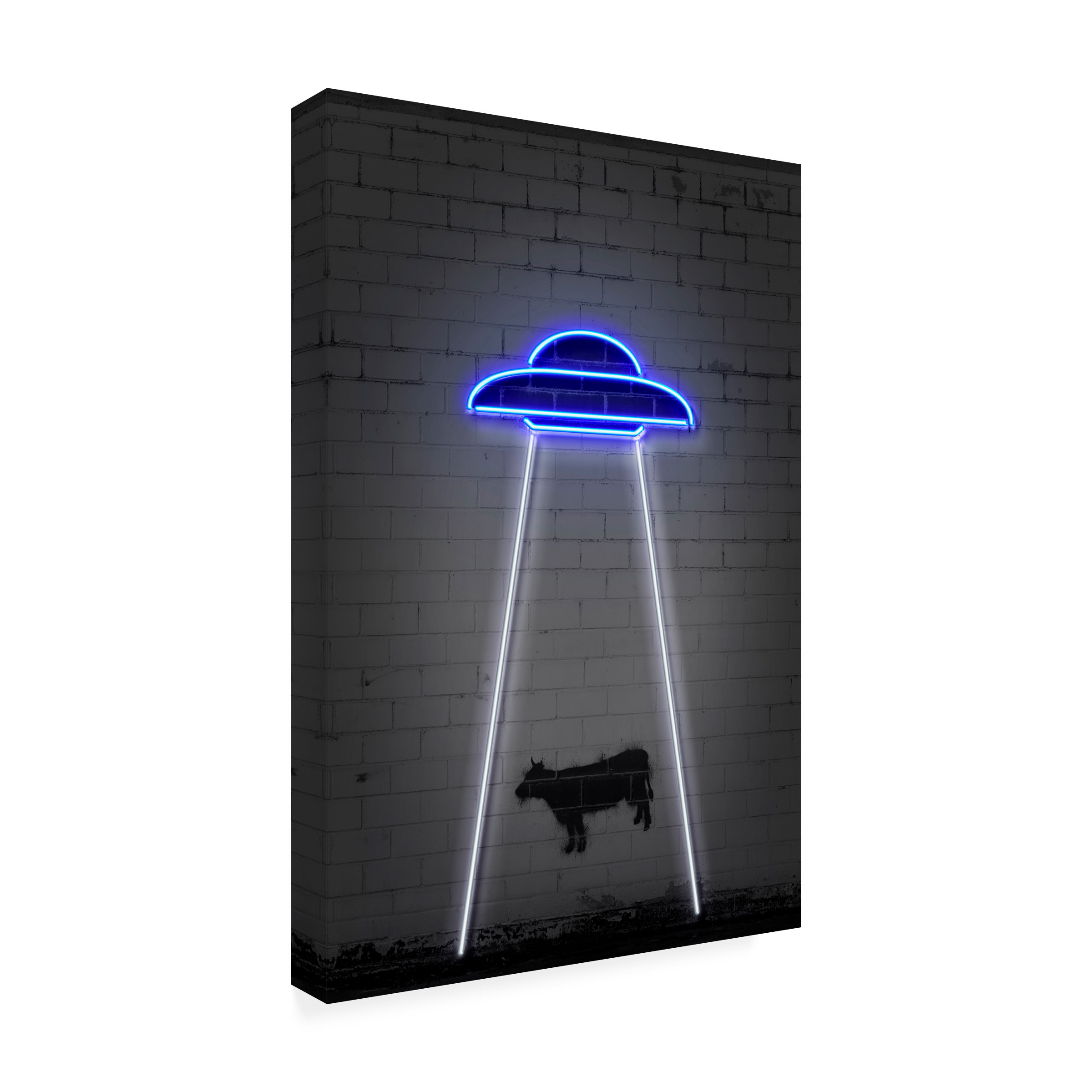 Octavian Mielu 'UFO' Canvas Art