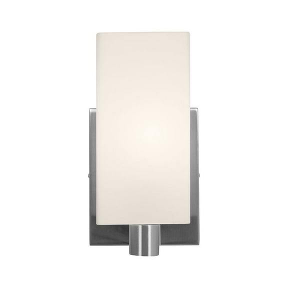 Access Lighting 1 Light Wall Sconce & Vanity in Brushed Steel Color