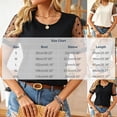 thumbnail image 3 of Zulora Women's Lace Sleeve Blouse Crew Neck Casual Elegant Office Work Top, 3 of 7