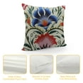 thumbnail image 4 of COMIO Akasia Gobelin Belgian Tapestry Machine Woven Pillow Covers 2-Pieces, 17x17 Inches Woven Cushion Cases for Home Decor with Elegant Design and Comfort (Turkish Tulip Tile), 4 of 5
