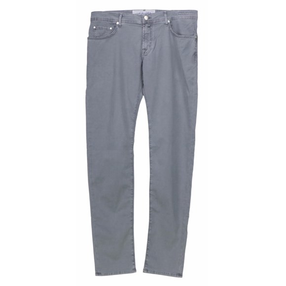Jacob Cohen Men's 941- Asphalt Grey Comfort Fit Stretch Pant Pants & Capri - 36