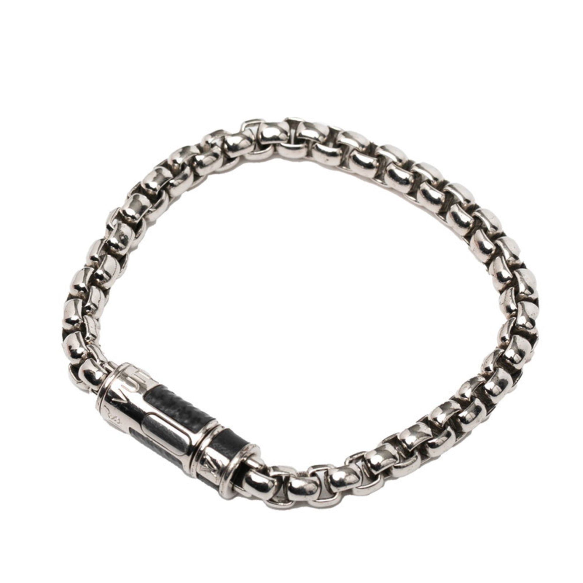 Pre-Owned Louis Vuitton Monogram Eclipse Bracelet Chain M62592 
