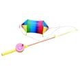 thumbnail image 3 of Cometa de una sola línea con línea voladora de 50 m Vía de pesca 3D Niñas Niños Niños Niños al aire libre juguetes deportivos fáciles de volar Toy de, 3 of 10