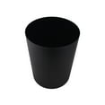Mainstays 5 Gallon Trash Can, Plastic Office Trash Can, Black Matte