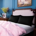 thumbnail image 5 of Kelnaro Queen Size Cotton Pillowcase 2 Pack 20x30 inches, Envelope Closure Ultra Soft Breathable Pillow Covers, Black, 5 of 5
