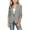 Gray, variant on Grblisyd Girls Solid Color Lapel Suit Coat Button Down Half Long Seeve Blazer Jacket