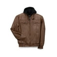 thumbnail image 3 of X RAY JEANS  Boy's Lined PU Jacket With Knit Hood, Tan, L, 3 of 11
