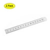 15cm 6 Inches Metric Dual Side Marked Measurement Tool Straight Ruler 2pcs
