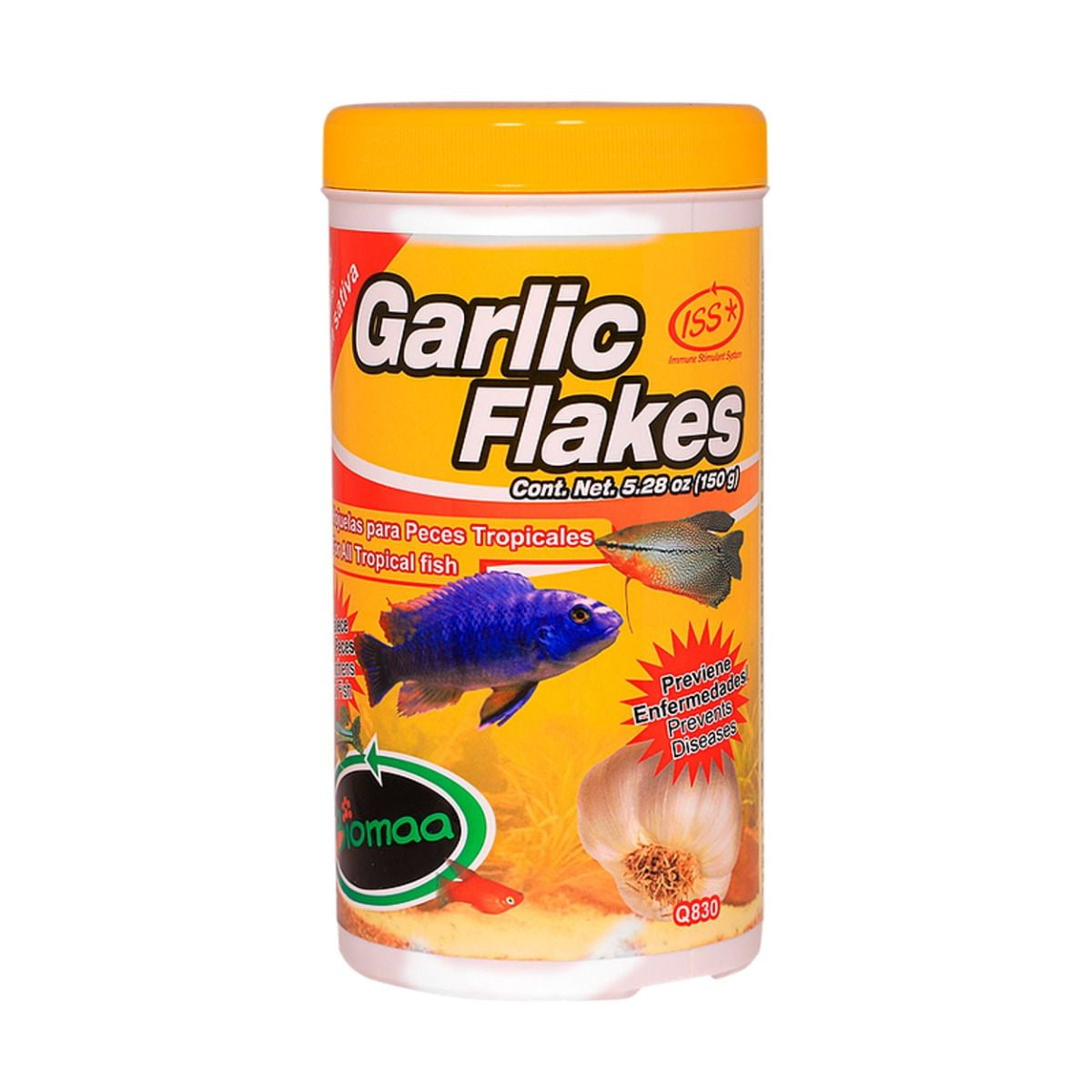 Garlic Flakes 150g Alimento Para Peces