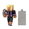 thumbnail image 3 of Minecraft Armored Kai Action Figure & Accessory Set, 3.25-inch Scale Collectible with Building Piece, 3 of 6