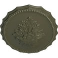 thumbnail image 3 of Ekena Millwork 16 7/8"W x 11 3/4"H x 1 1/2"P Oxford Ceiling Medallion, Hand-Painted Witch Hazel, 3 of 5