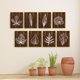 thumbnail image 5 of 9 piezas de muestras de hojas blancas, impresiones de pared, arte de pared moderno, decoración de pared, pintura de lienzo sin marco, imagen para dormitorio de granja, sala de estar, decoración de, 5 of 8