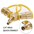 thumbnail image 5 of Roastove 1/4"RV Propane Quick Connect Y Splitter Adapter, Propane Tank 2 Way Splitter, for RV Trailer and Quick Connect Propane, 5 of 7