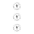 thumbnail image 2 of Redempat Round Music Keyboard Wall Clock Unique Style And Silent Operation For Any Room ABS Elegant Piano Key Clock Timeless Ballet 6 3Set, 2 of 6