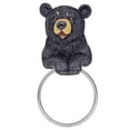 thumbnail image 2 of Hugo The Helper Black Bear Towel Holder Decoration, 2 of 2