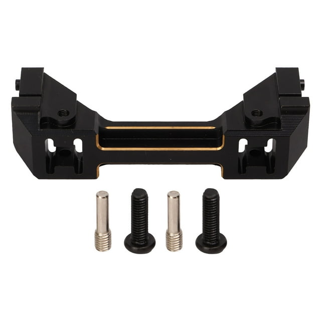 RC Rear Bumper Mount Bracket, RC Rear Bumper Bracket Rustproof Wear Resistant Brass For 1/10 RC Crawler